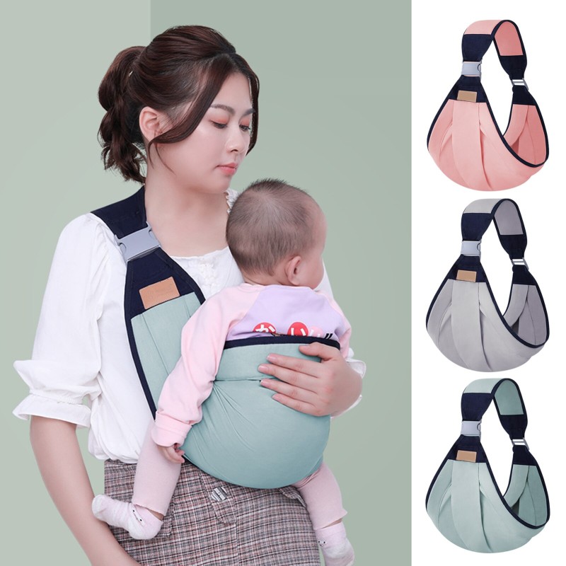 Lightweight Breathable Baby Carrier, Soft Mesh Fabric Front Cross Hug Baby Carrier