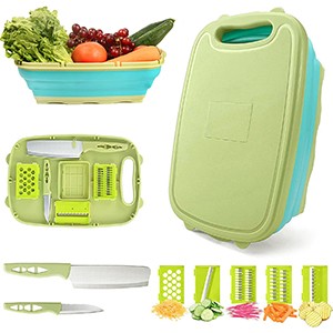 Multifunctional Slitting Planer, 9-in-1 Kitchen Chopping Board